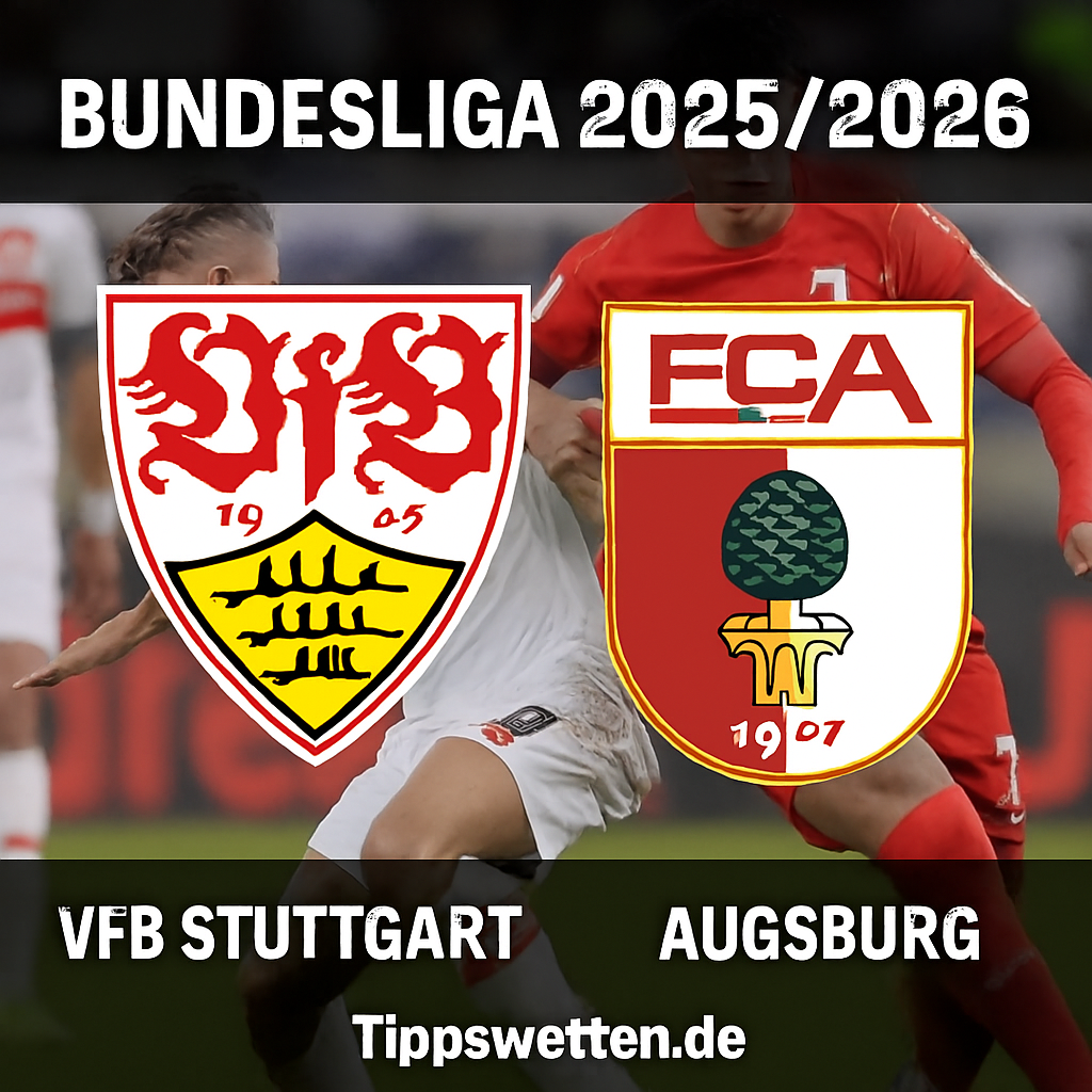 Typen Bundesliga 2025/2026 : VfB Stuttgart vs Augsburg - 10. Runde