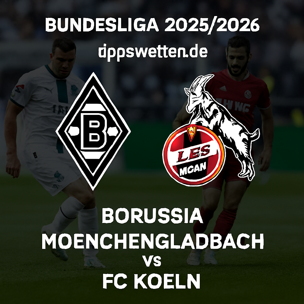 Typen Bundesliga 2025/2026 : Borussia Moenchengladbach vs FC Koeln - 10. Runde