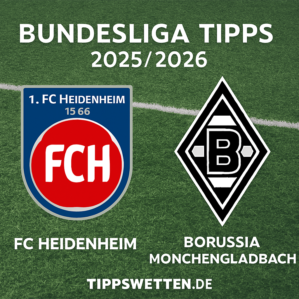 Bundesliga Tipps 2025/2026 : FC Heidenheim vs Borussia Moenchengladbach - 11. Spieltag