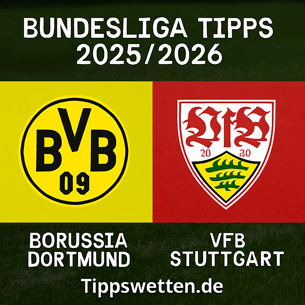 Bundesliga Tipps 2025/2026 : Borussia Dortmund vs VfB Stuttgart - 11. Spieltag