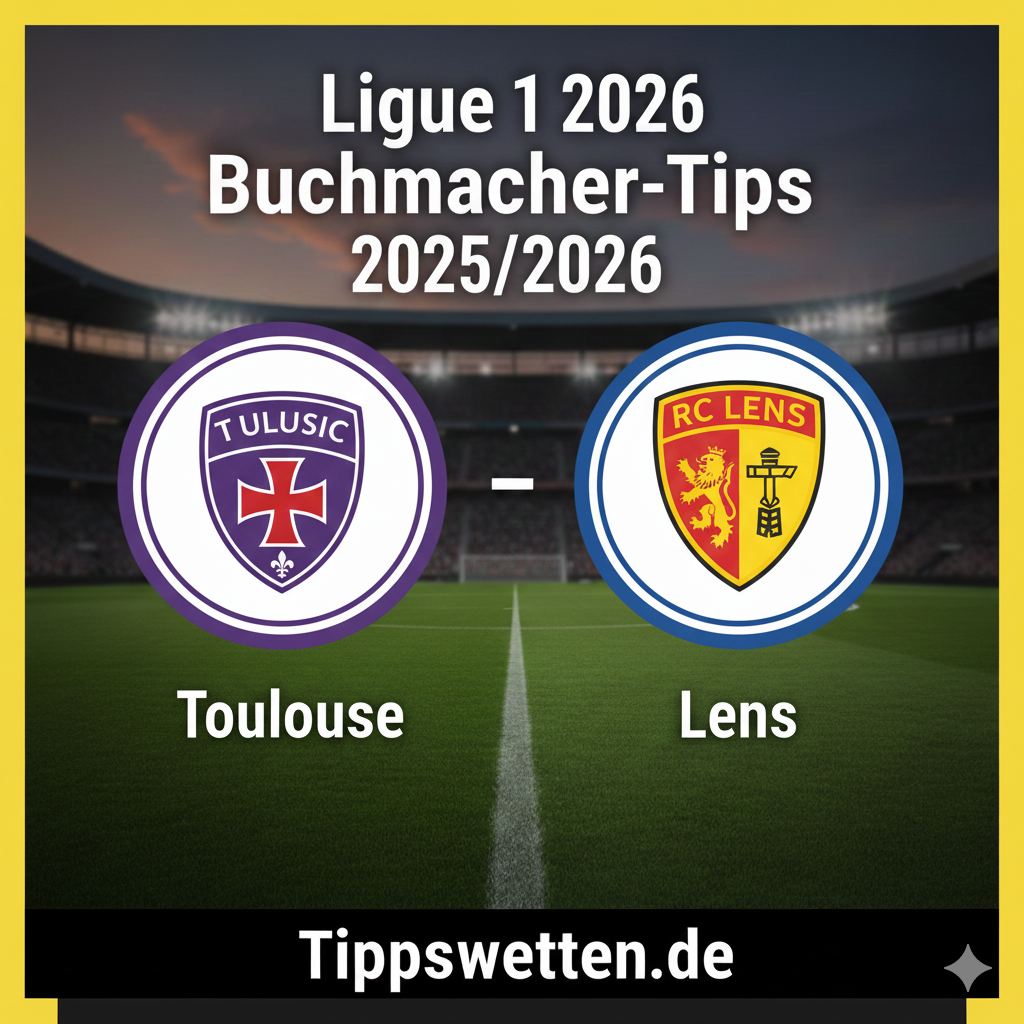Wett-Tipps zur Ligue 1 2026 : Toulouse vs Lens - 17. Spieltag