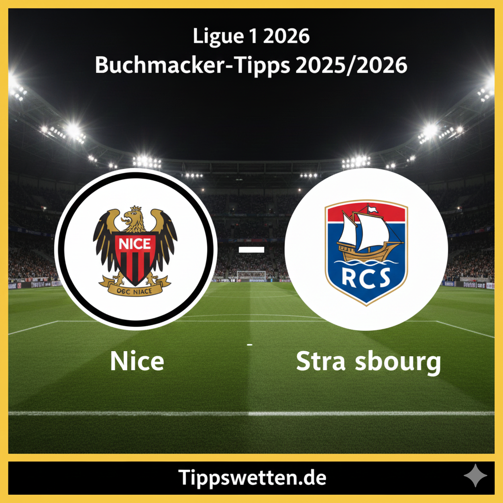 Wett-Tipps zur Ligue 1 2026 : Nice vs Strasbourg - 17. Spieltag