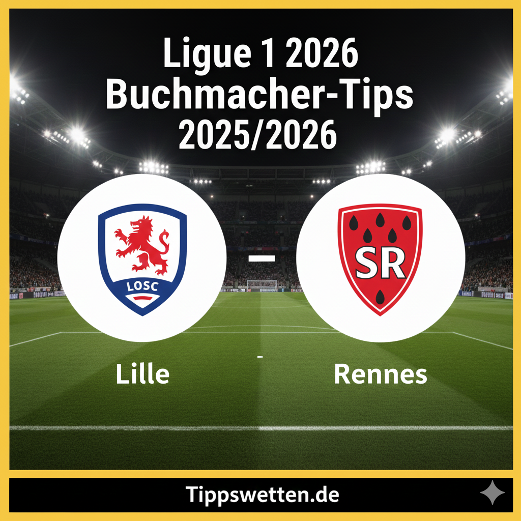 Wett-Tipps zur Ligue 1 2026 : Lille vs Rennes - 17. Spieltag
