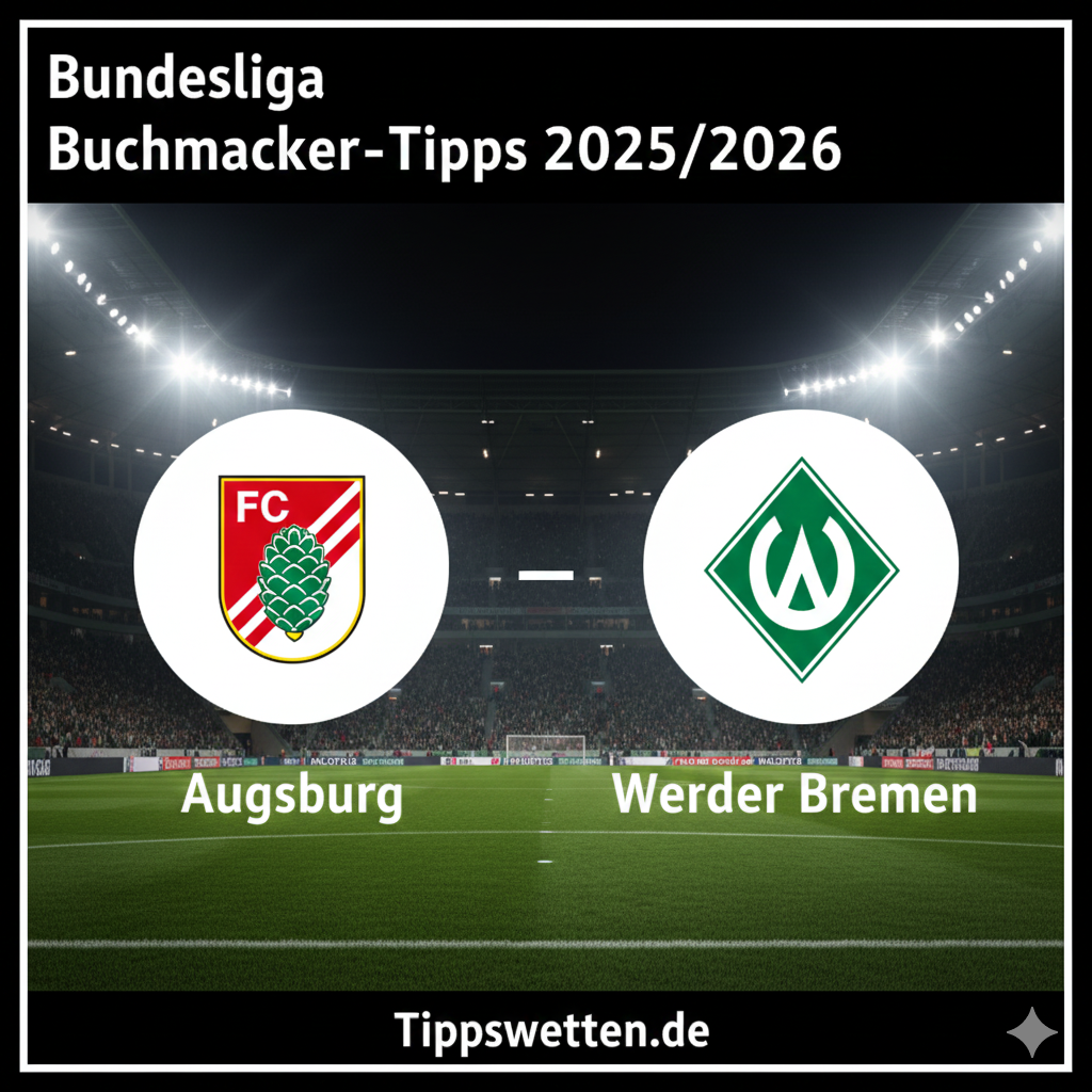 Wett-Tipps zur Bundesliga 2025/2026 : Augsburg vs Werder Bremen - 15. Spieltag