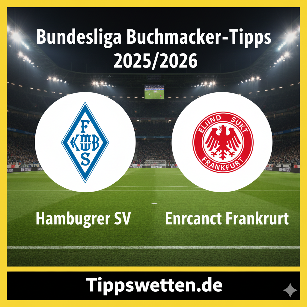 Wett-Tipps zur Bundesliga 2025/2026 : Hamburger SV vs Eintracht Frankfurt - 15. Spieltag