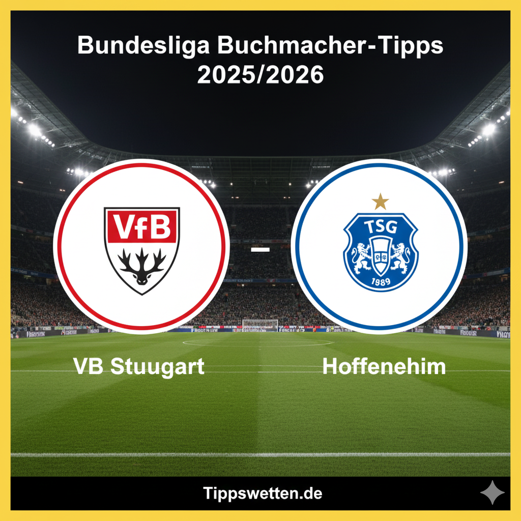 Wett-Tipps zur Bundesliga 2025/2026 : VfB Stuttgart vs Hoffenheim - 15. Spieltag