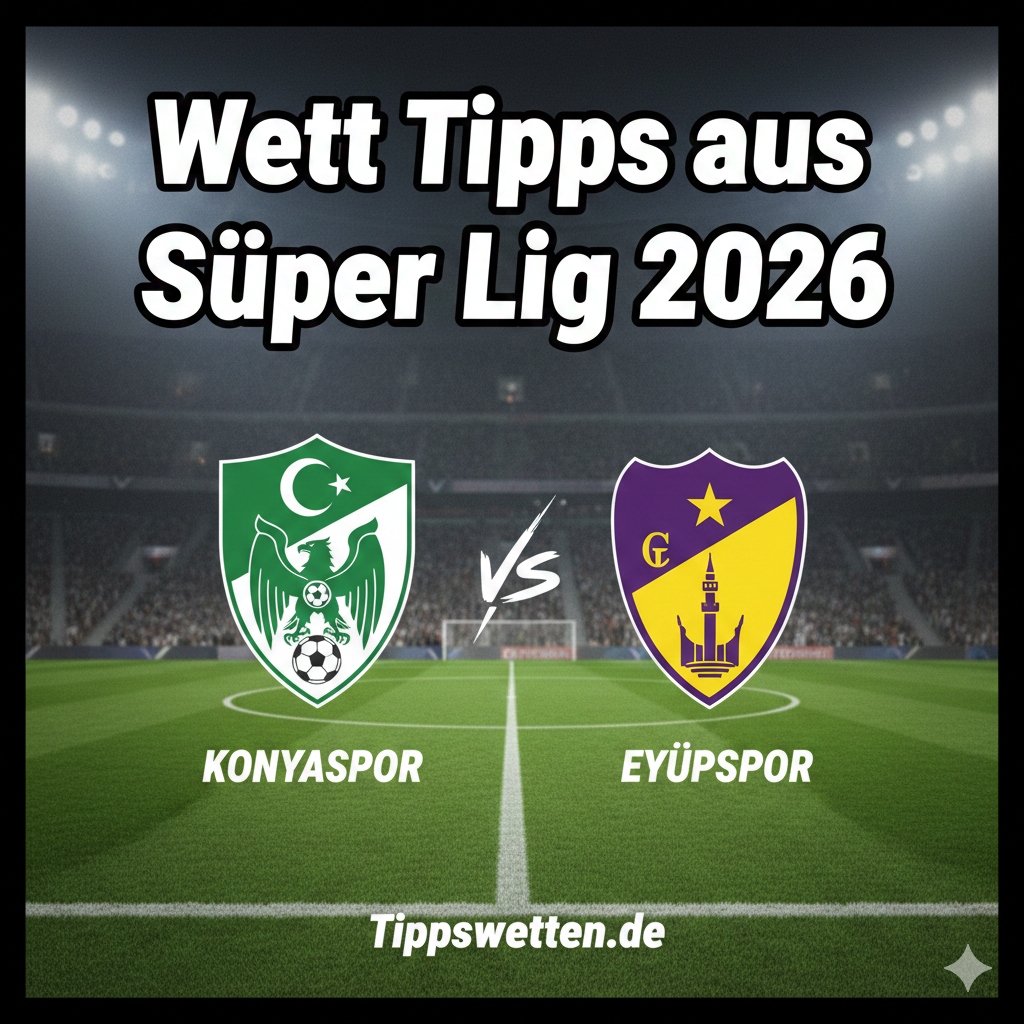 Wett Tipps aus Süper Lig 2026 : Konyaspor vs Eyupspor - 18. Spieltag