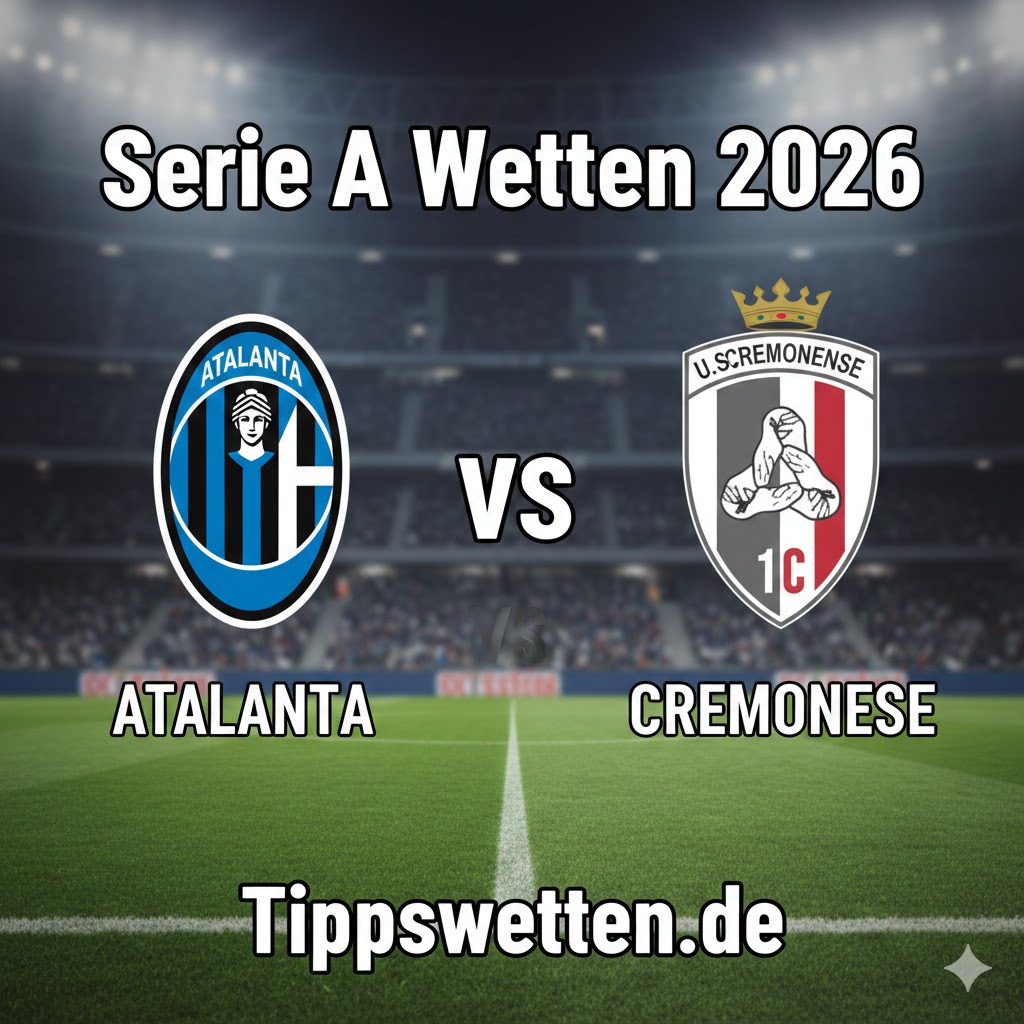 Serie A Wetten 2026 : Atalanta vs Cremonese - 24. Spieltag