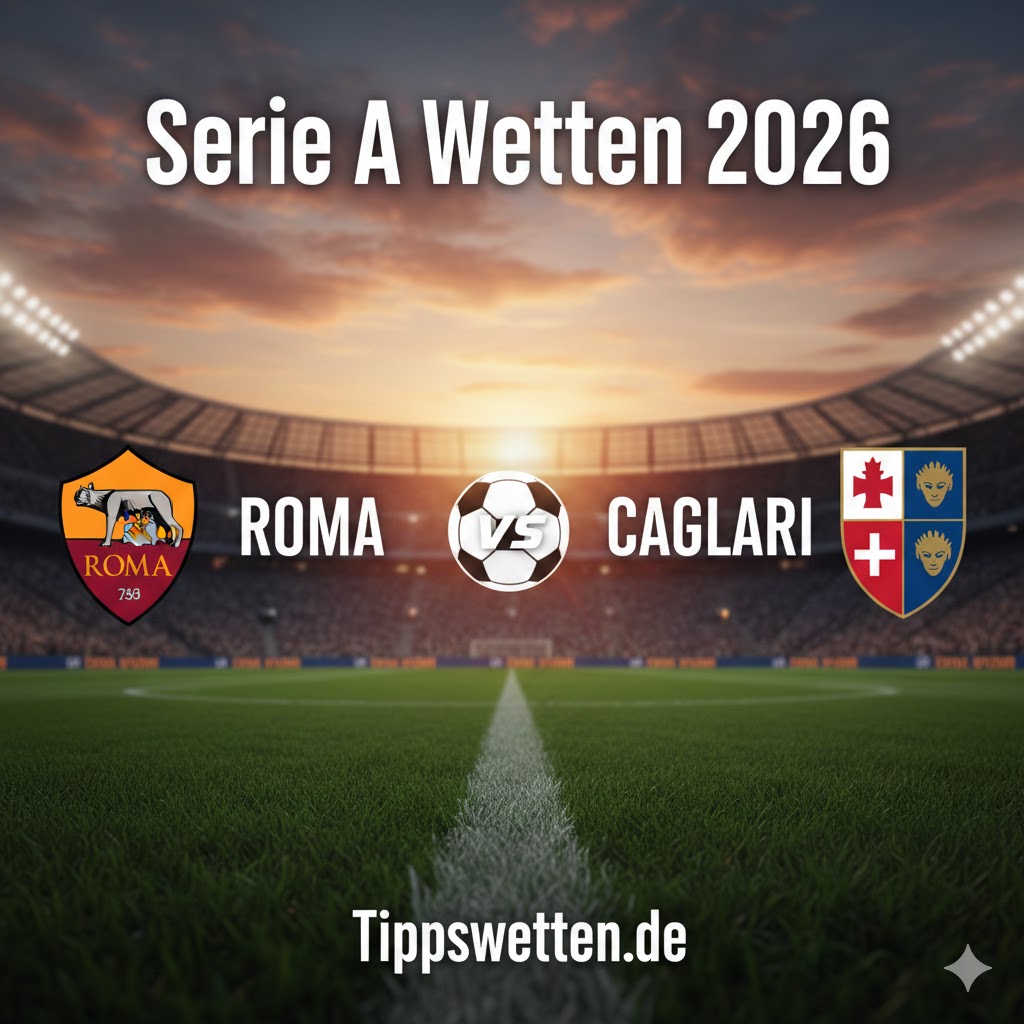 Serie A Wetten 2026 : Roma vs Cagliari - 24. Spieltag