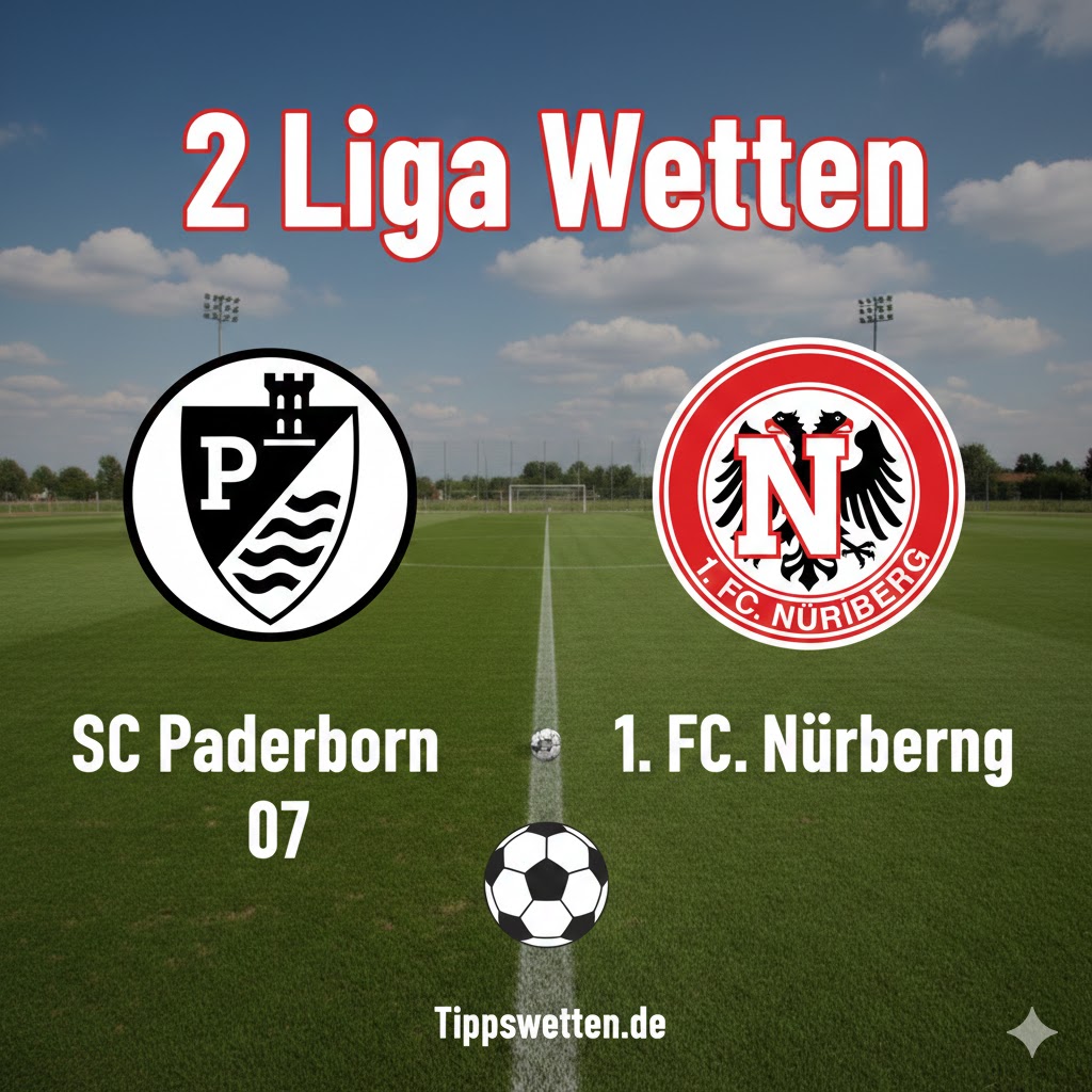 2. Bundesliga Wetten 2026 : Paderborn vs Nuernberg - 21. Spieltag
