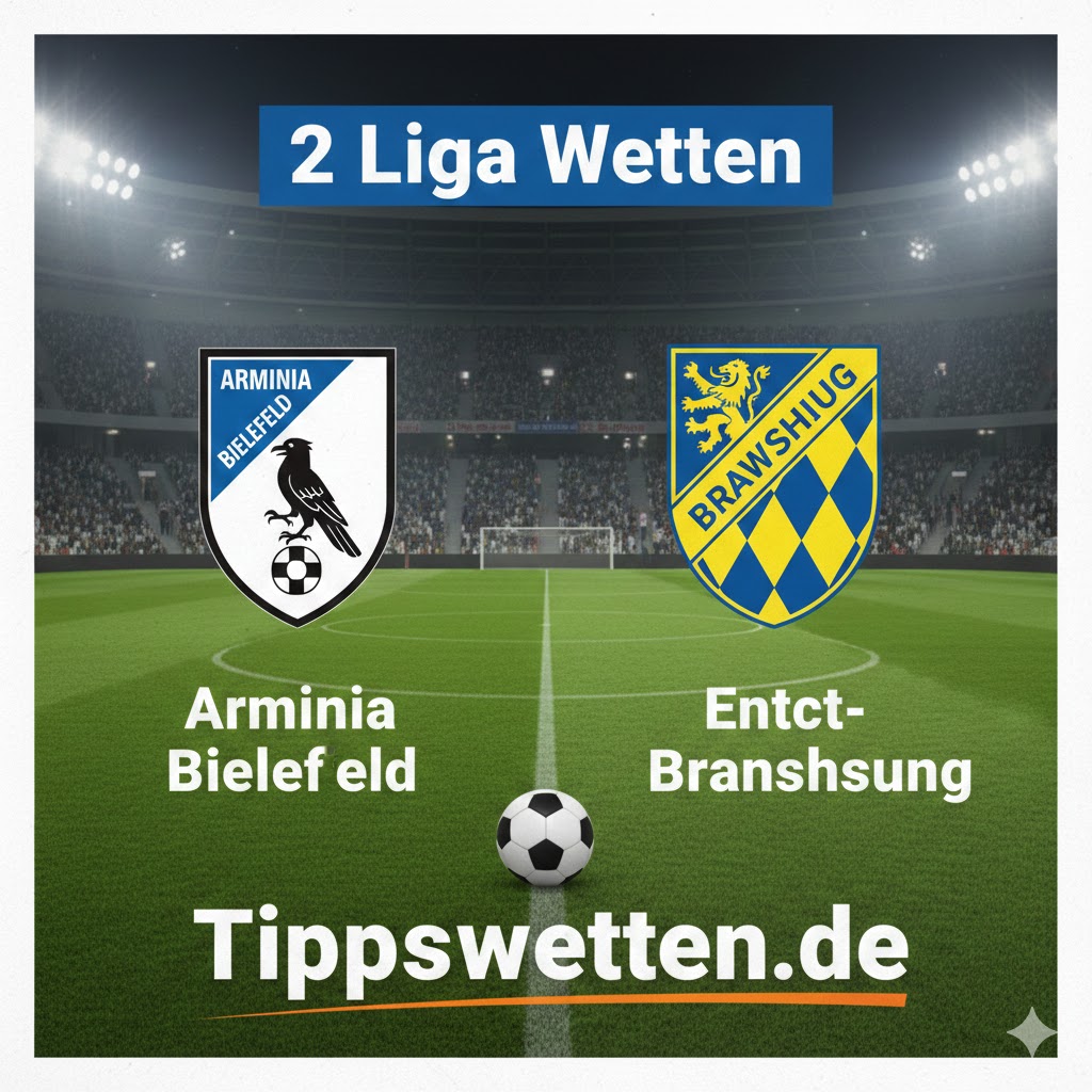 2. Bundesliga Wetten 2026 : Arminia Bielefeld vs Eintracht Braunschweig - 21. Spieltag