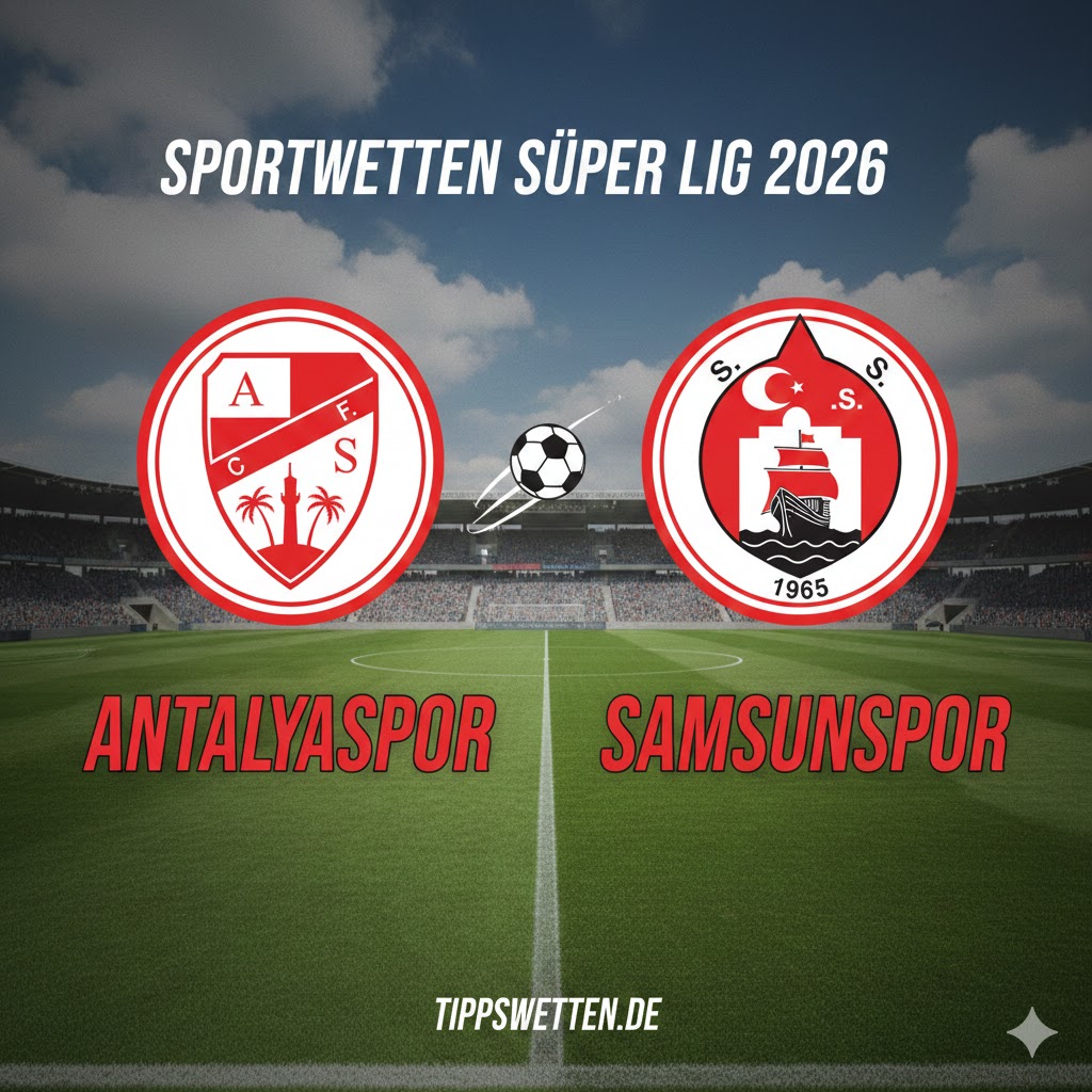 Sportwetten Süper Lig 2026 : Antalyaspor vs Samsunspor - 22. Spieltag