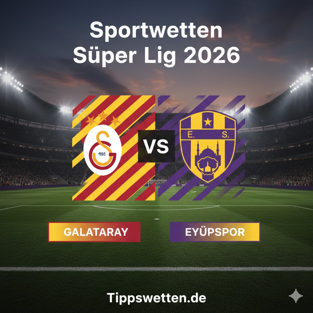 Sportwetten Süper Lig 2026 : Galatasaray vs Eyupspor - 22. Spieltag