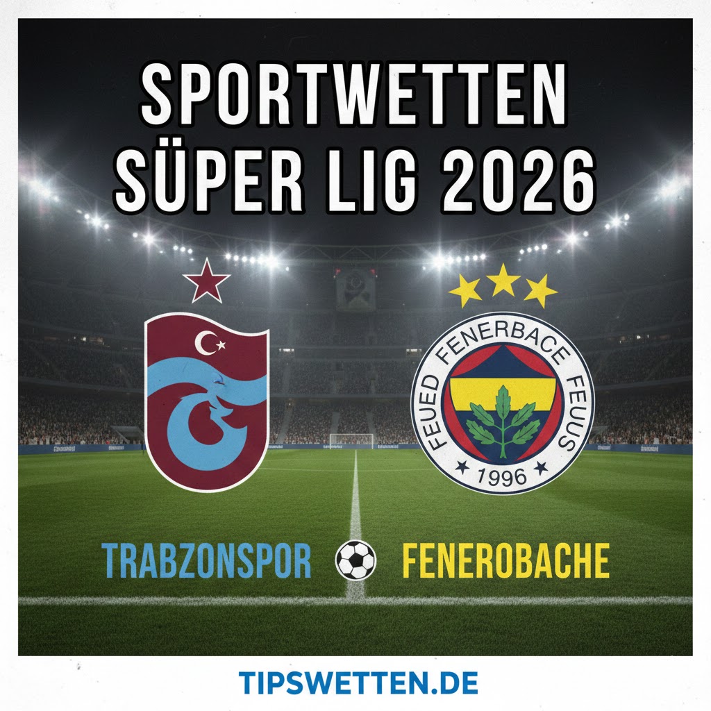 Sportwetten Süper Lig 2026 : Trabzonspor vs Fenerbahce - 22. Spieltag