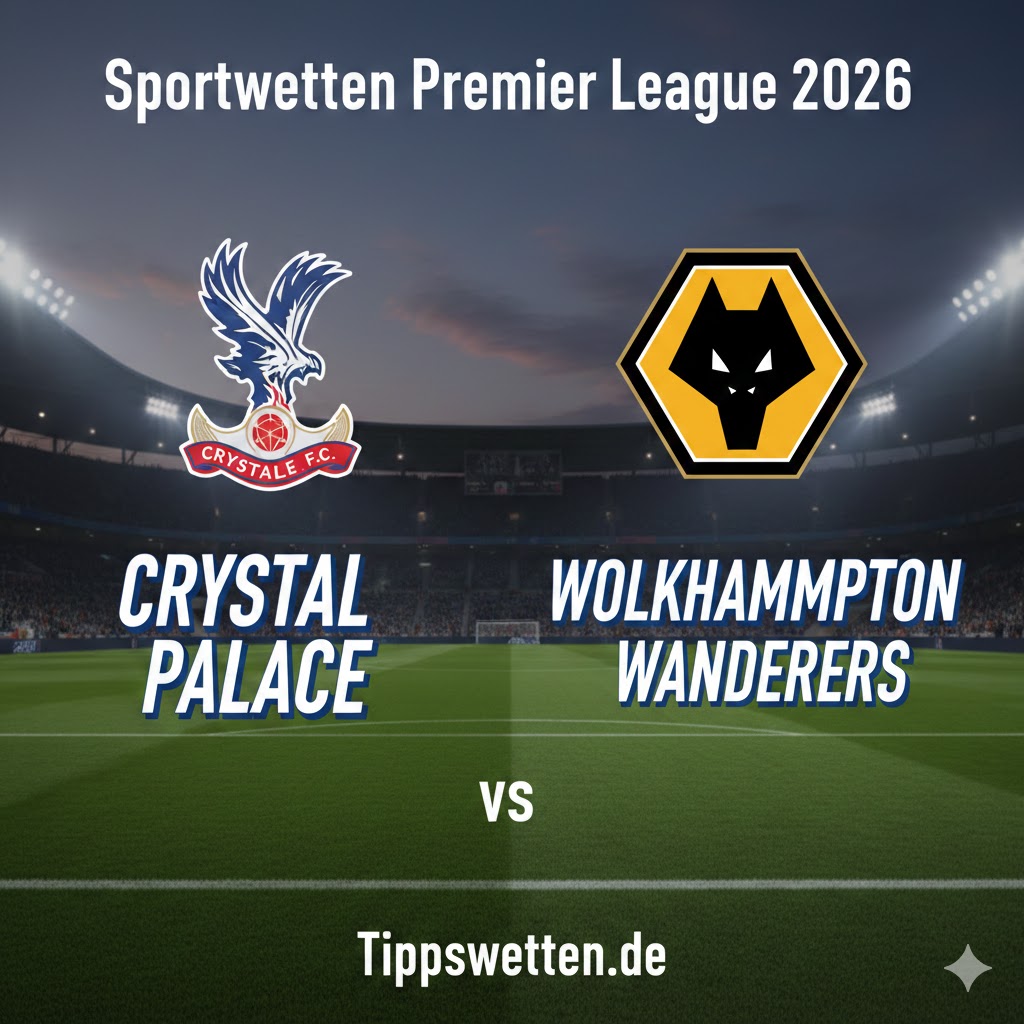 Sportwetten Premier League 2026 : Crystal Palace vs Wolverhampton Wanderers - 27. Spieltag