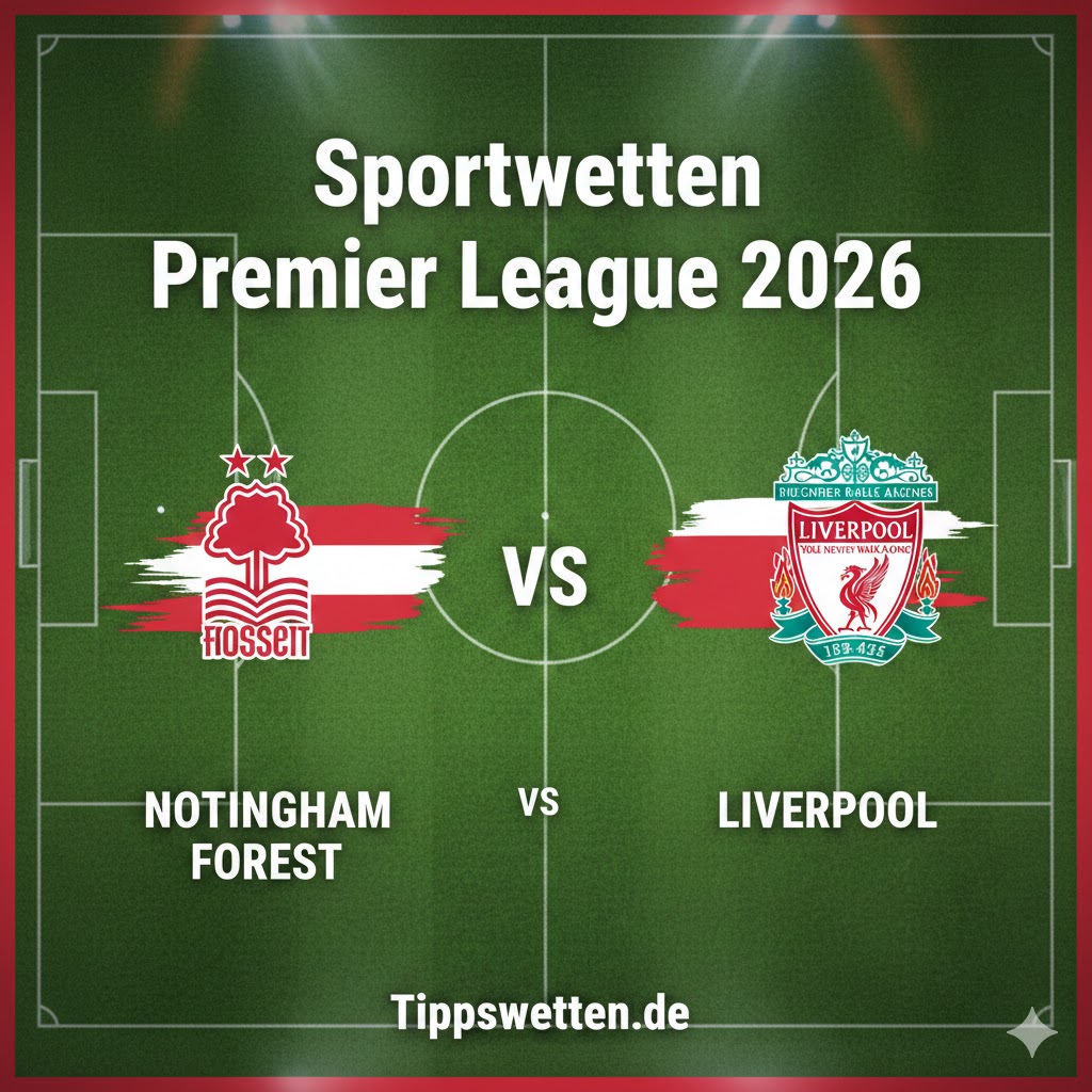 Sportwetten Premier League 2026 : Nottingham Forest vs Liverpool - 27. Spieltag