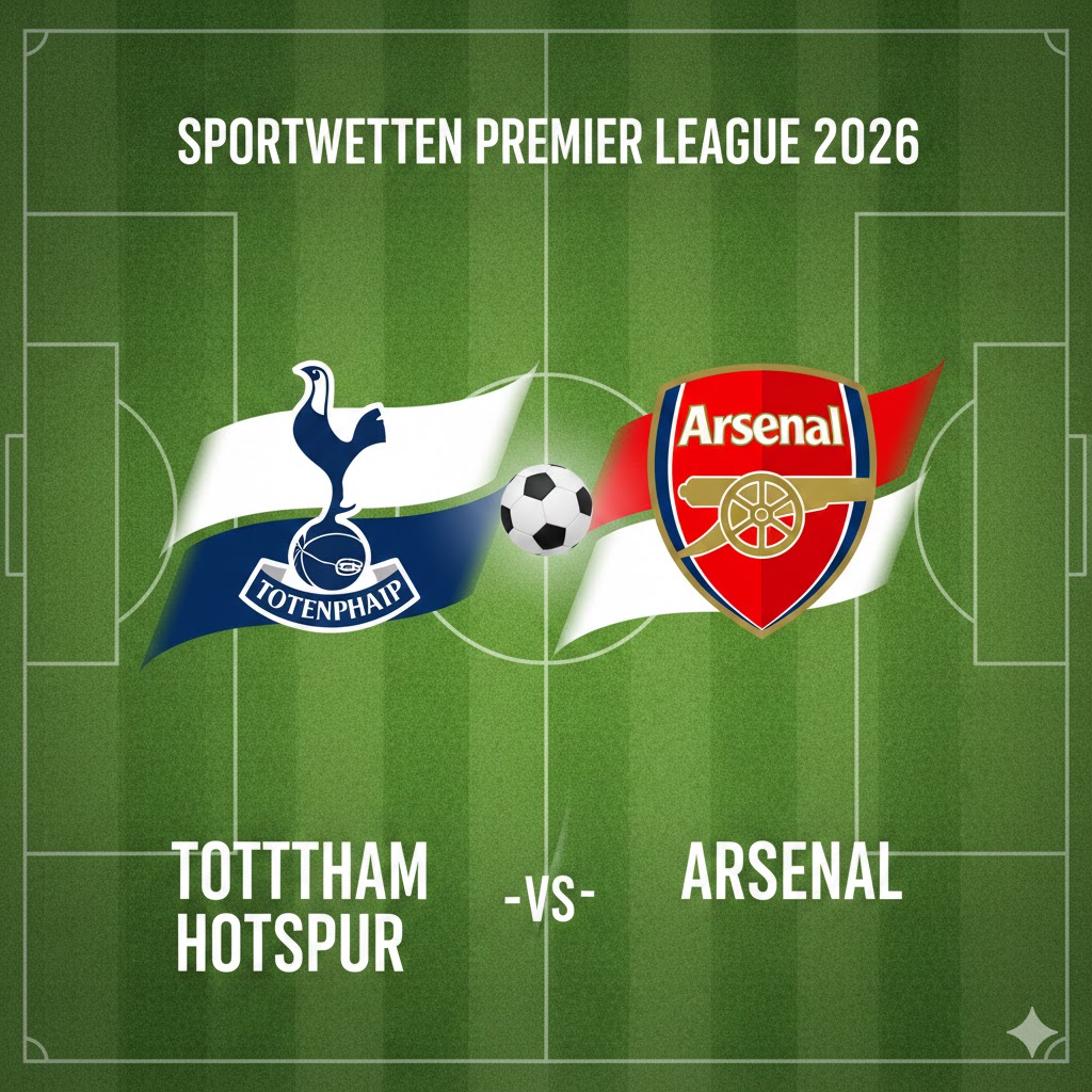 Sportwetten Premier League 2026 : Tottenham Hotspur vs Arsenal - 27. Spieltag
