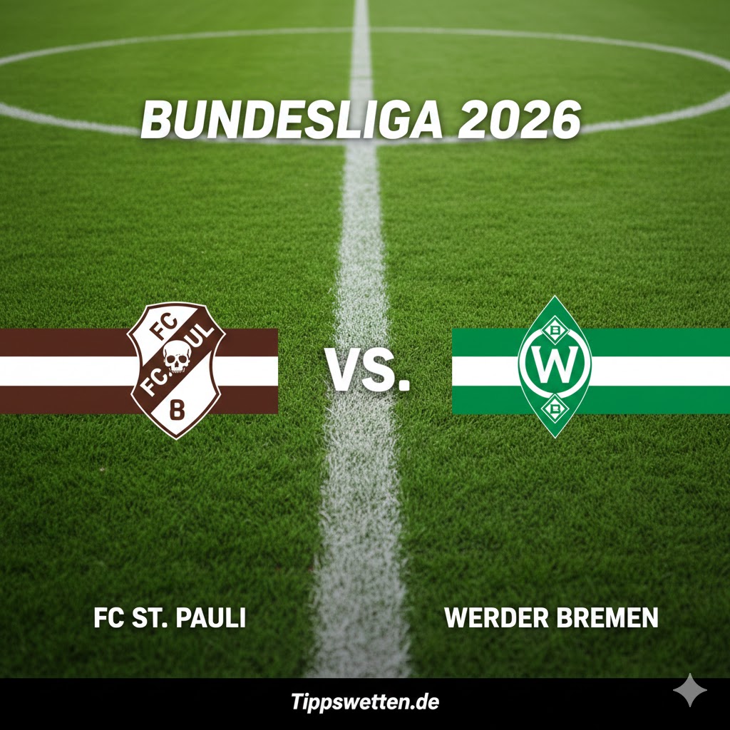 Sportwetten Bundesliga 2026 : St. Pauli vs Werder Bremen - 23. Spieltag