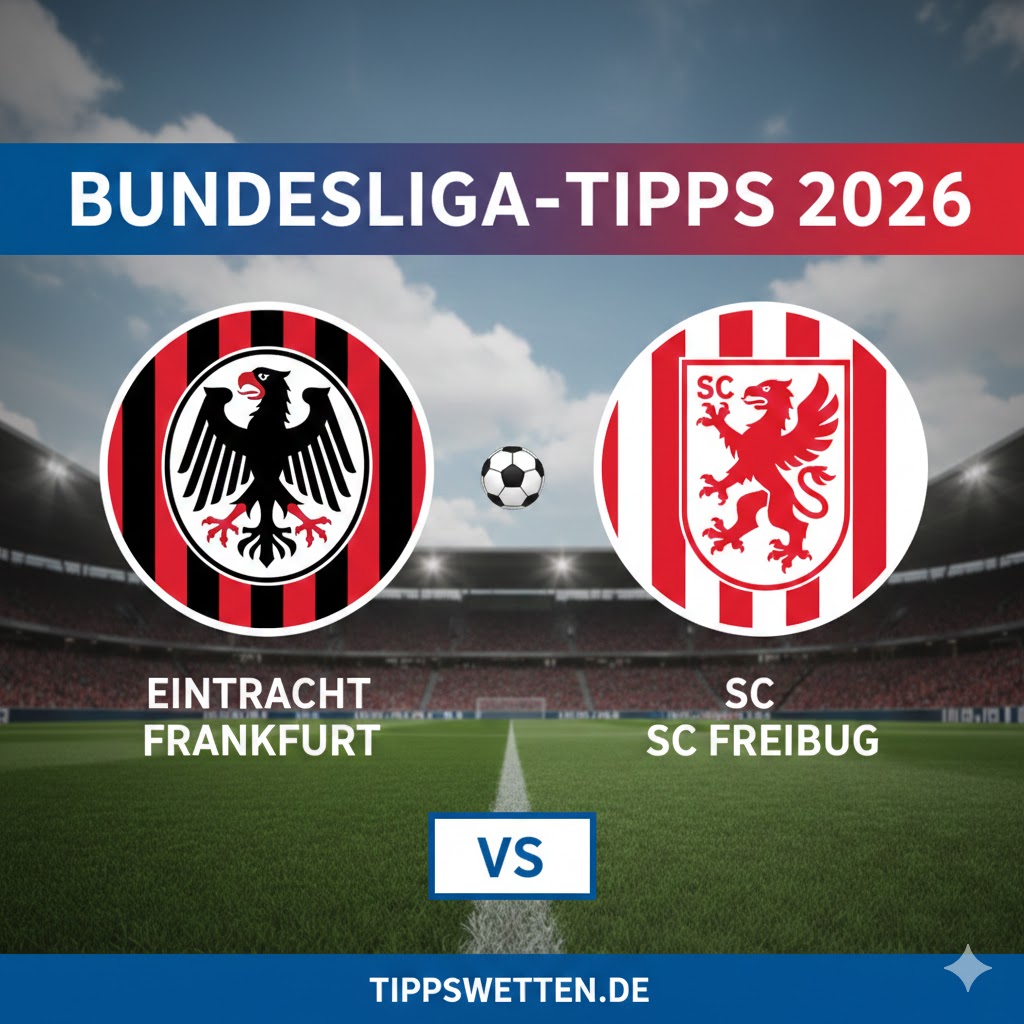 Sportwetten Bundesliga 2026 : Eintracht Frankfurt vs Freiburg - 24. Spieltag