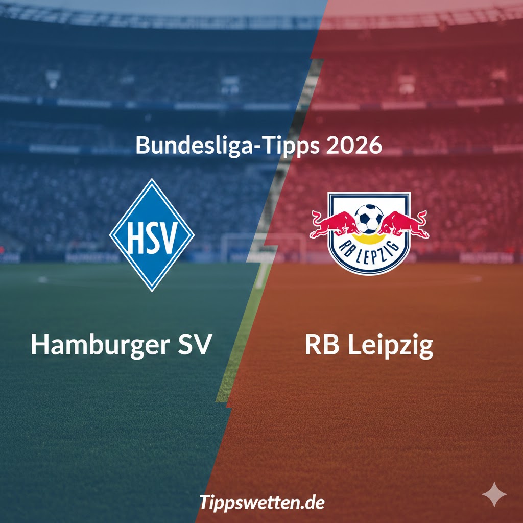 Sportwetten Bundesliga 2026 : Hamburger SV vs RB Leipzig - 24. Spieltag