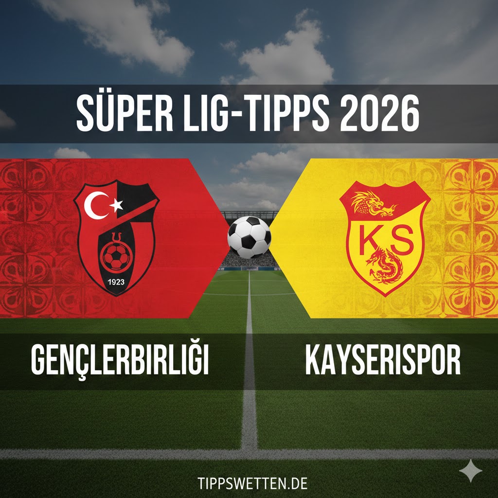 Sportwetten Süper Lig 2026 : Genclerbirligi vs Kayserispor - 24. Spieltag