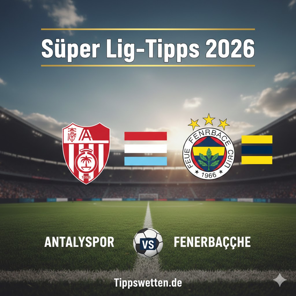 Sportwetten Süper Lig 2026 : Antalyaspor vs Fenerbahce - 24. Spieltag