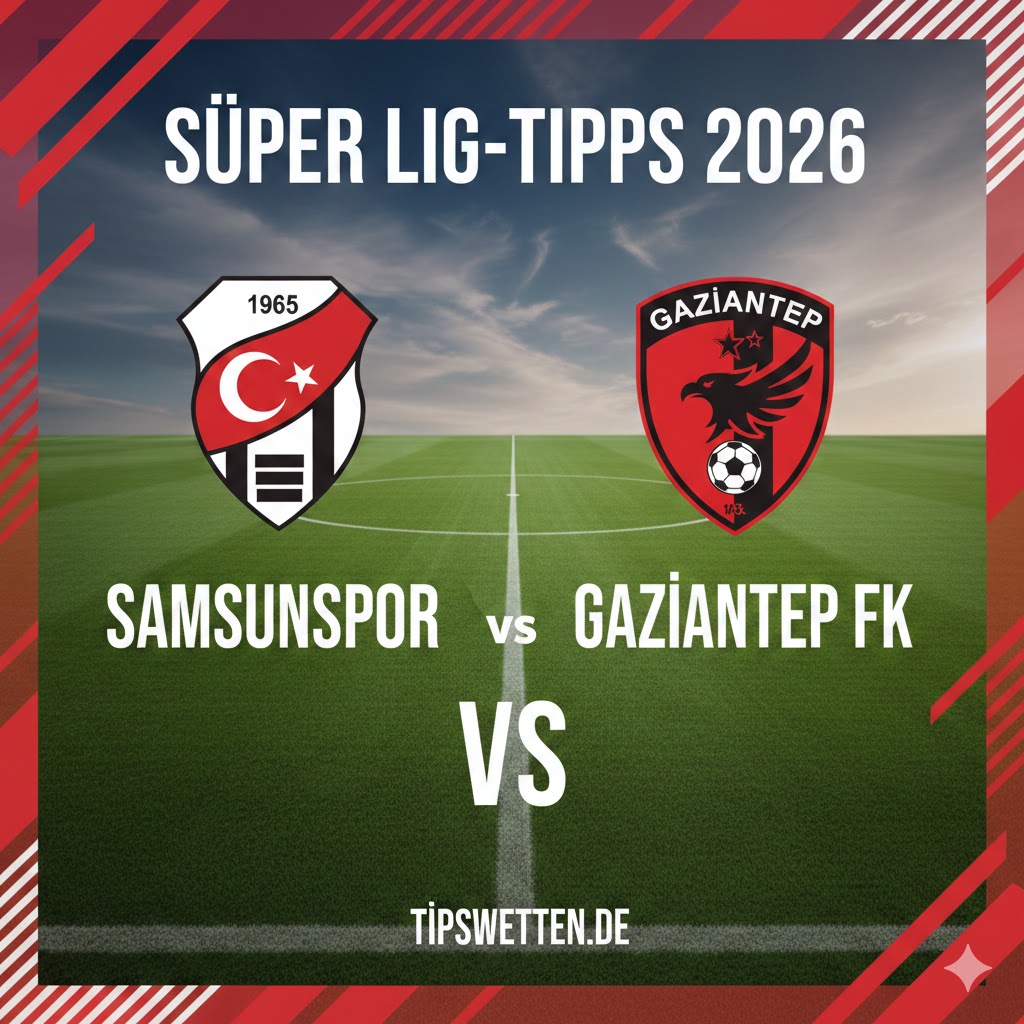 Sportwetten Süper Lig 2026 : Samsunspor vs Gaziantep FK - 24. Spieltag