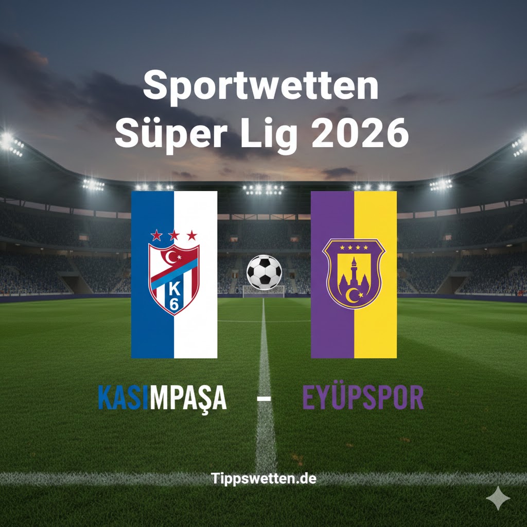 Sportwetten Süper Lig 2026 : Kasimpasa vs Eyupspor - 26. Spieltag