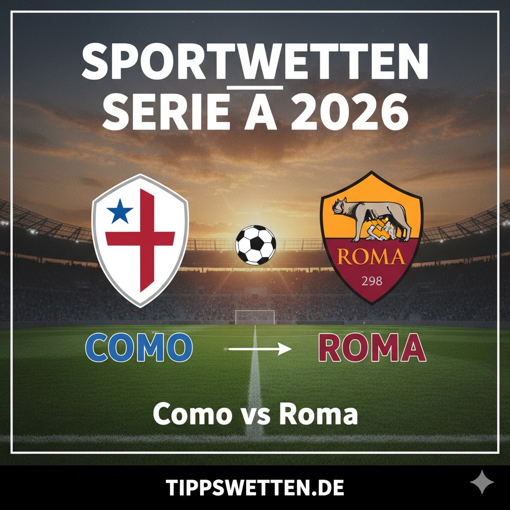 Sportwetten Serie A 2026 : Como vs Roma - 29. Spieltag