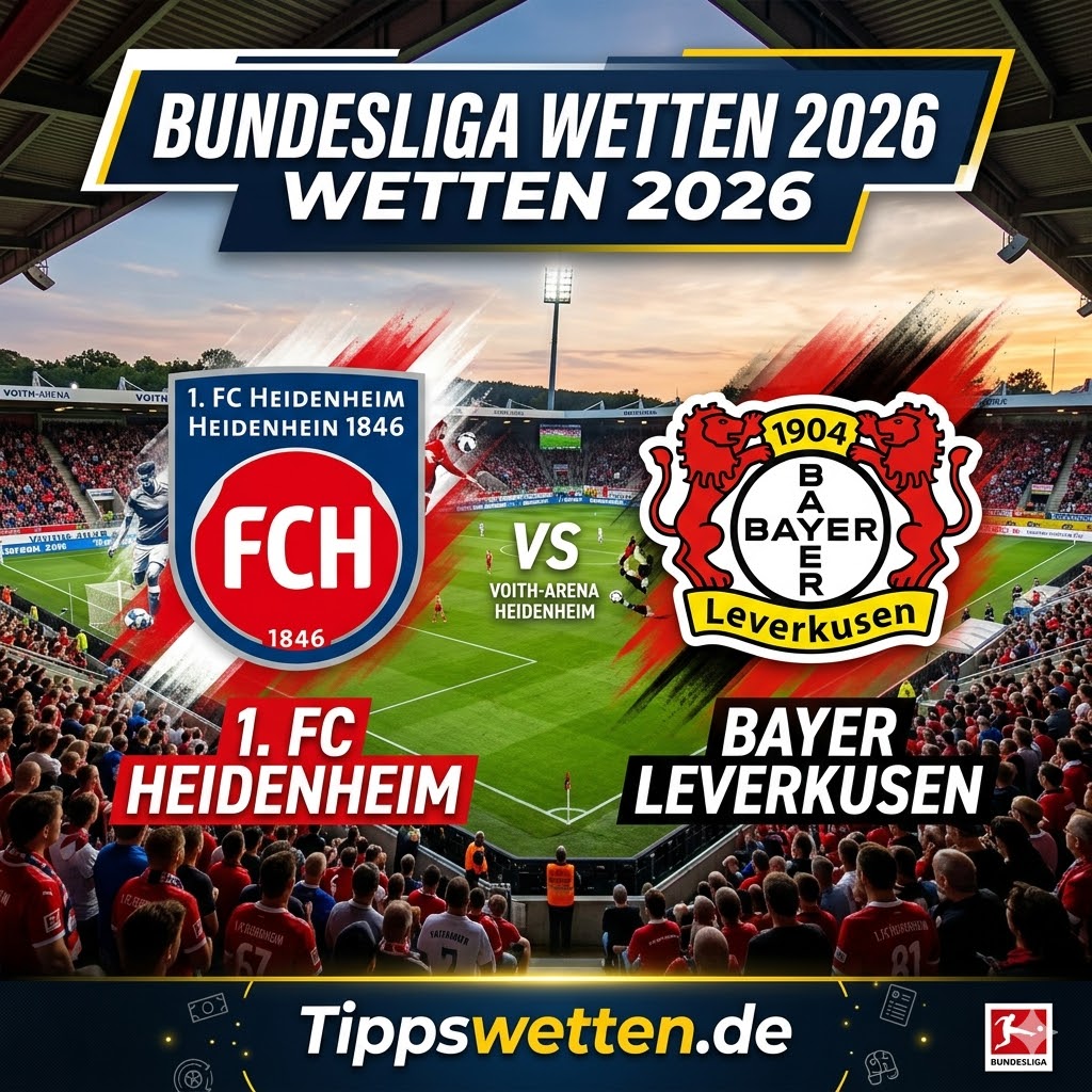 Bundesliga Wetten 2026 : FC Heidenheim vs Bayer Leverkusen - 27. Spieltag