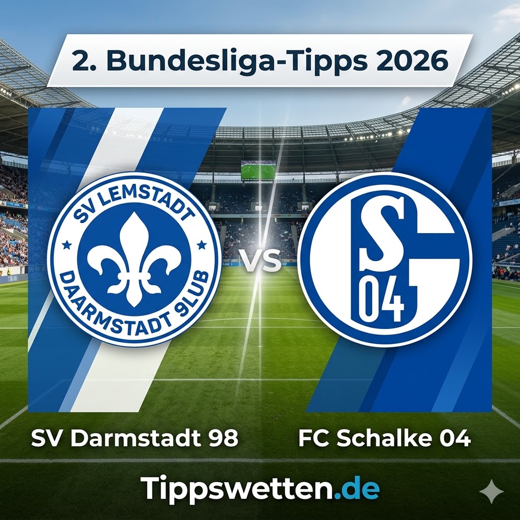2. Bundesliga Wetten 2026 : Darmstadt vs Schalke 04 - 27. Spieltag